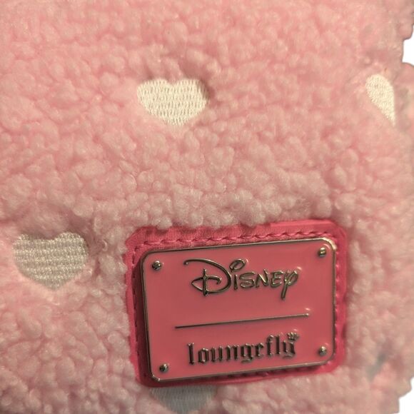 Disney Loungefly Pink Scented Sherpa Mini Backpack main image 4